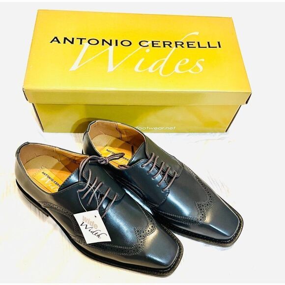 Antonio Cerrelli Men's 7.5 Dress‎ Shoes New in Box - Picture 1 of 3